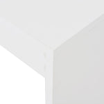 Bar Table with Shelf White 110x50x103 cm - Bargainia.com - 
