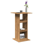 Bar Table with Storage Artisan Oak 60x60x102 cm Engineered Wood - Bargainia.com - 