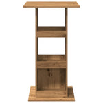 Bar Table with Storage Artisan Oak 60x60x102 cm Engineered Wood - Bargainia.com - 