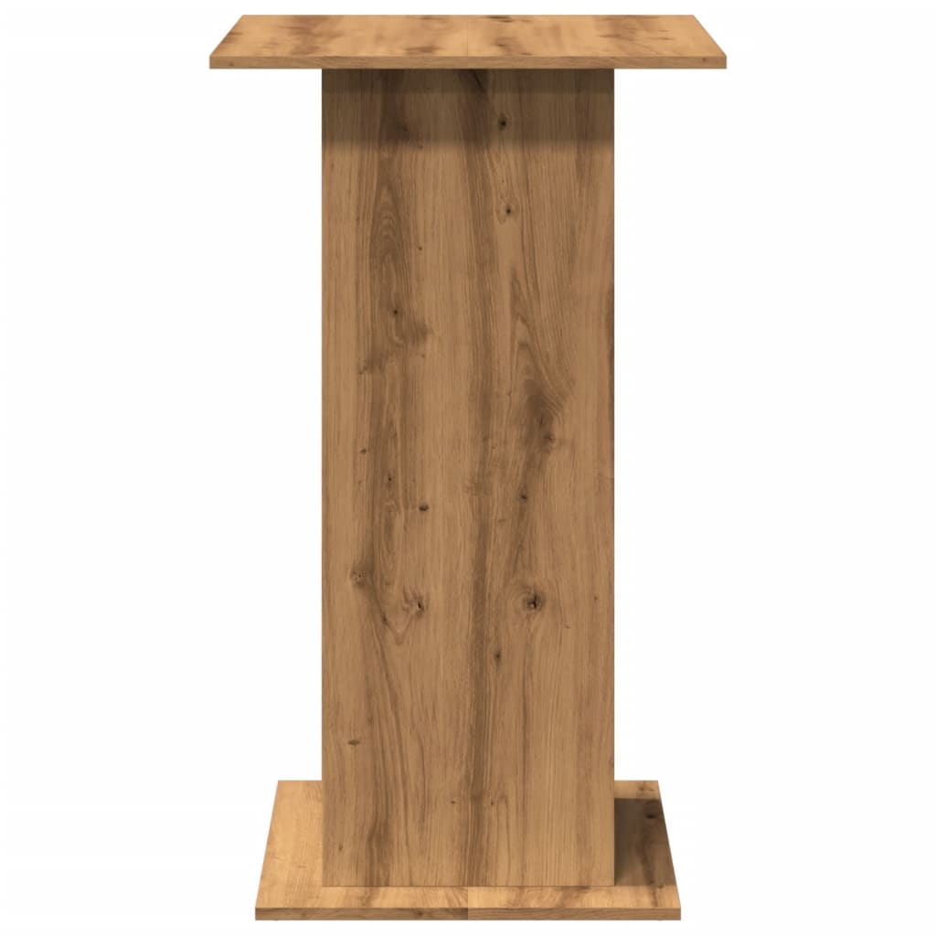 Bar Table with Storage Artisan Oak 60x60x102 cm Engineered Wood - Bargainia.com - 