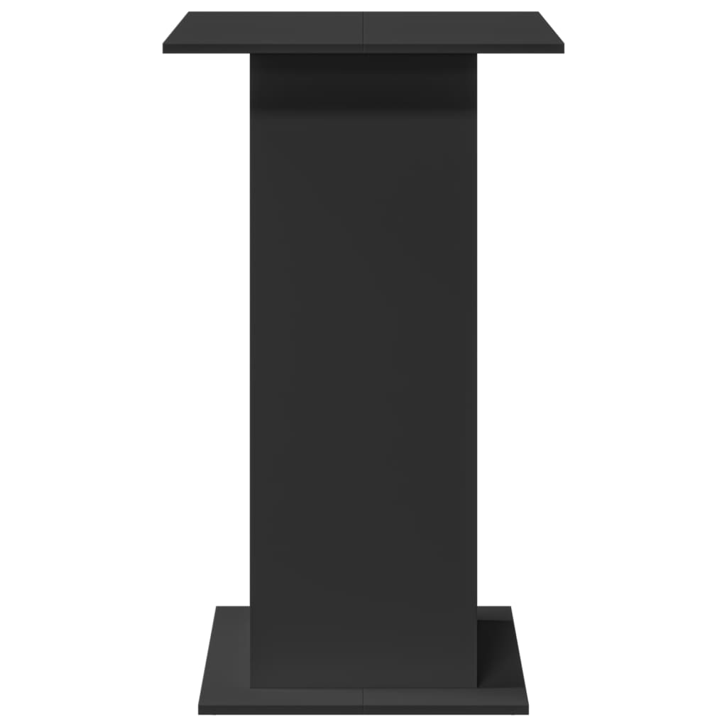 Bar Table with Storage Black 60x60x102 cm Engineered Wood - Bargainia.com - 