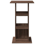 Bar Table with Storage Brown Oak 60x60x102 cm Engineered Wood - Bargainia.com - 