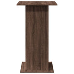Bar Table with Storage Brown Oak 60x60x102 cm Engineered Wood - Bargainia.com - 