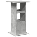 Bar Table with Storage Concrete Grey 60x60x102 cm Engineered Wood - Bargainia.com - 