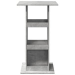 Bar Table with Storage Concrete Grey 60x60x102 cm Engineered Wood - Bargainia.com - 