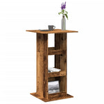 Bar Table with Storage Old Wood 60x60x102 cm Engineered Wood - Bargainia.com - 
