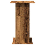 Bar Table with Storage Old Wood 60x60x102 cm Engineered Wood - Bargainia.com - 