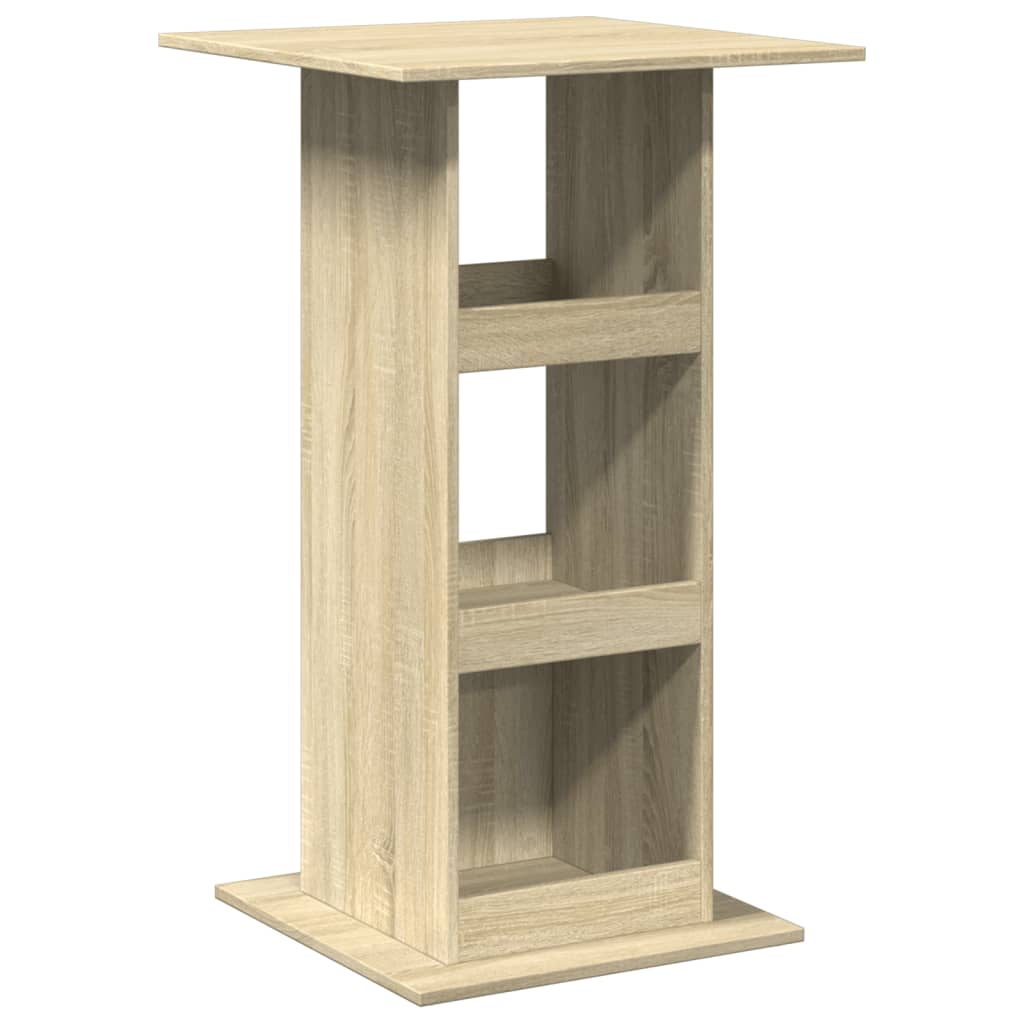 Bar Table with Storage Sonoma Oak 60x60x102 cm Engineered Wood - Bargainia.com - 