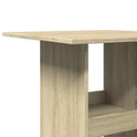 Bar Table with Storage Sonoma Oak 60x60x102 cm Engineered Wood - Bargainia.com - 