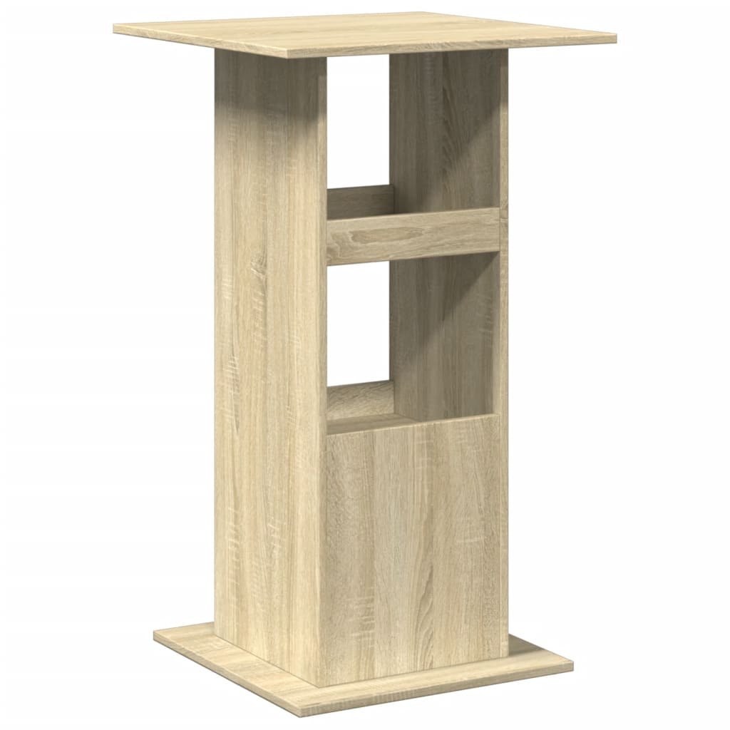 Bar Table with Storage Sonoma Oak 60x60x102 cm Engineered Wood - Bargainia.com - 