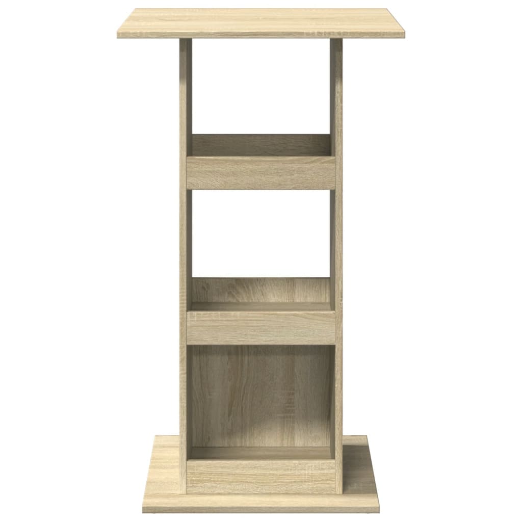 Bar Table with Storage Sonoma Oak 60x60x102 cm Engineered Wood - Bargainia.com - 