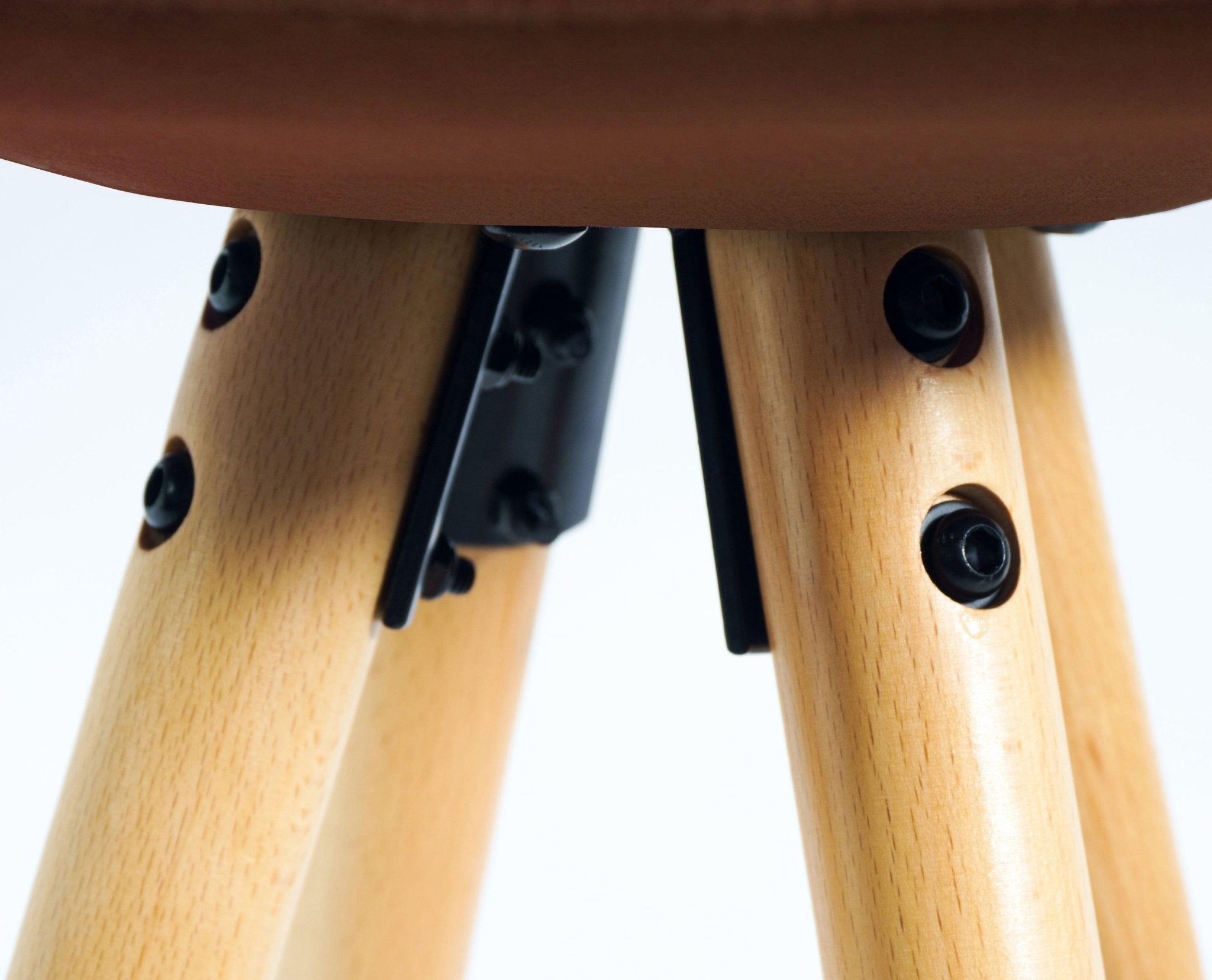 Barcelona Bar Stools Matte Velvet - Chocolate Brown Stools Clearance