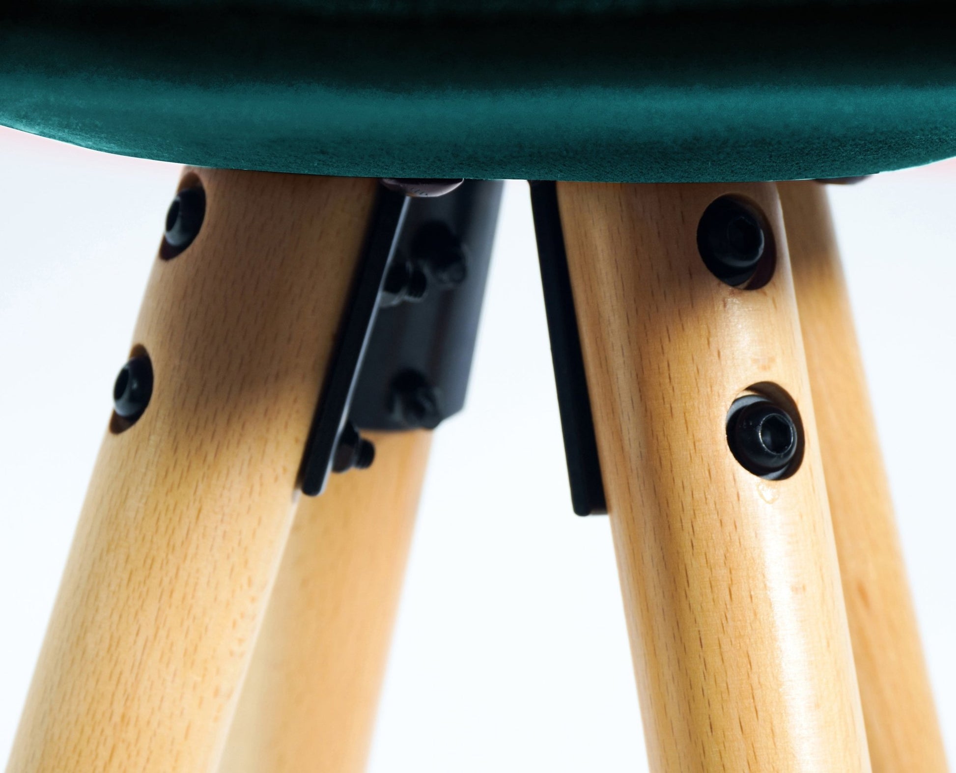 Barcelona Bar Stools Matte Velvet - Ocean Green Clearance