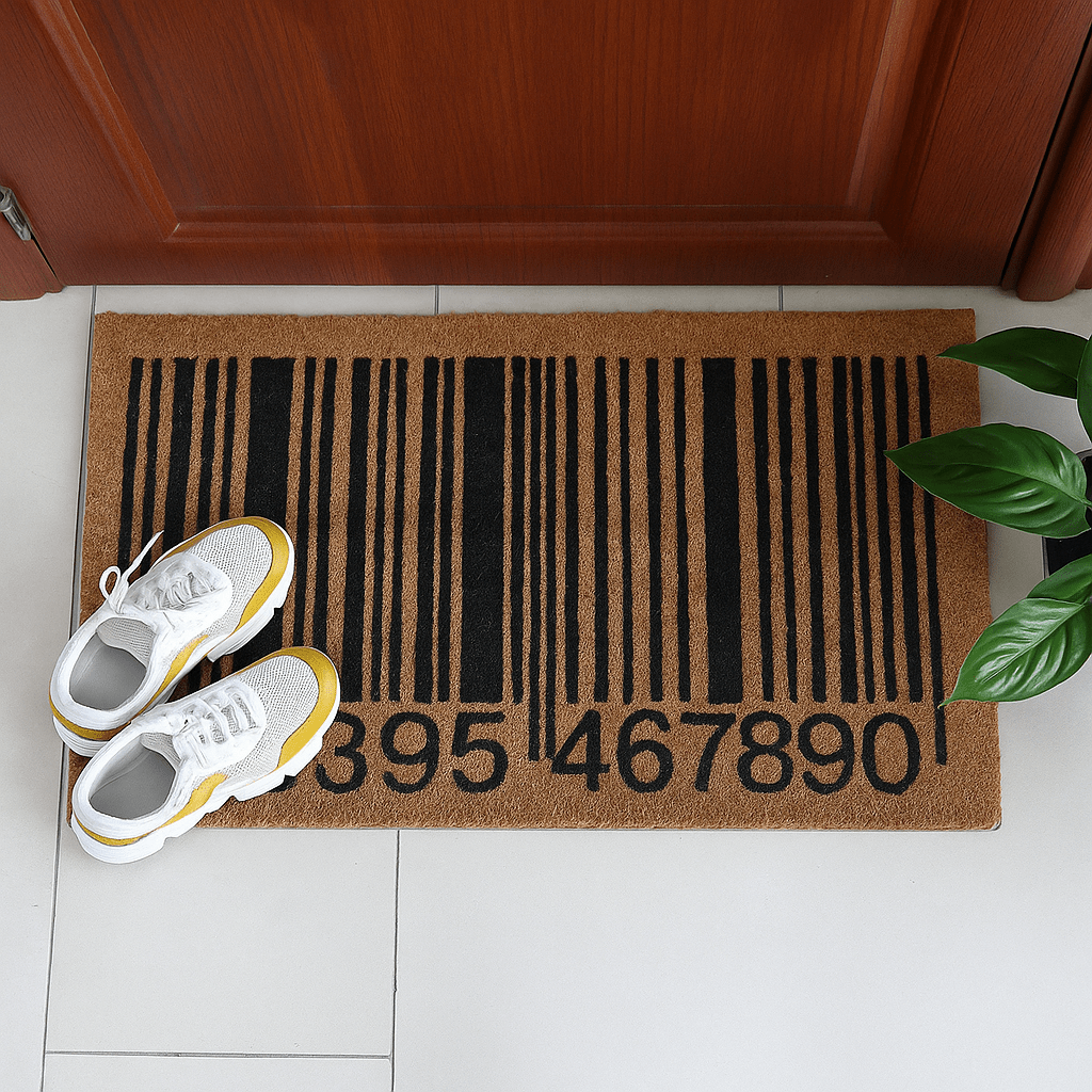 Barcode Goa Coir Door Mat - 40 x 70cm - Bargainia.com - 