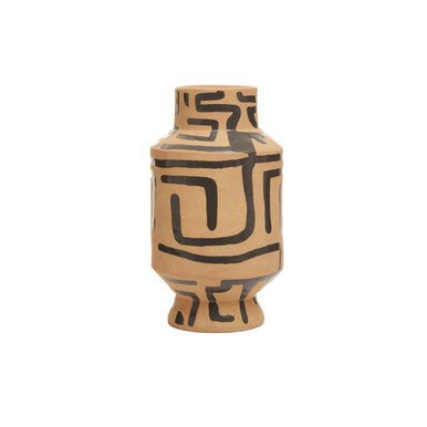 Barren Hand Painted Earthenware Vase - Bargainia.com - 5018705494951