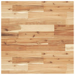 Basin Shelf Wall Mounted Steel and Solid Wood Acacia - Bargainia.com - 