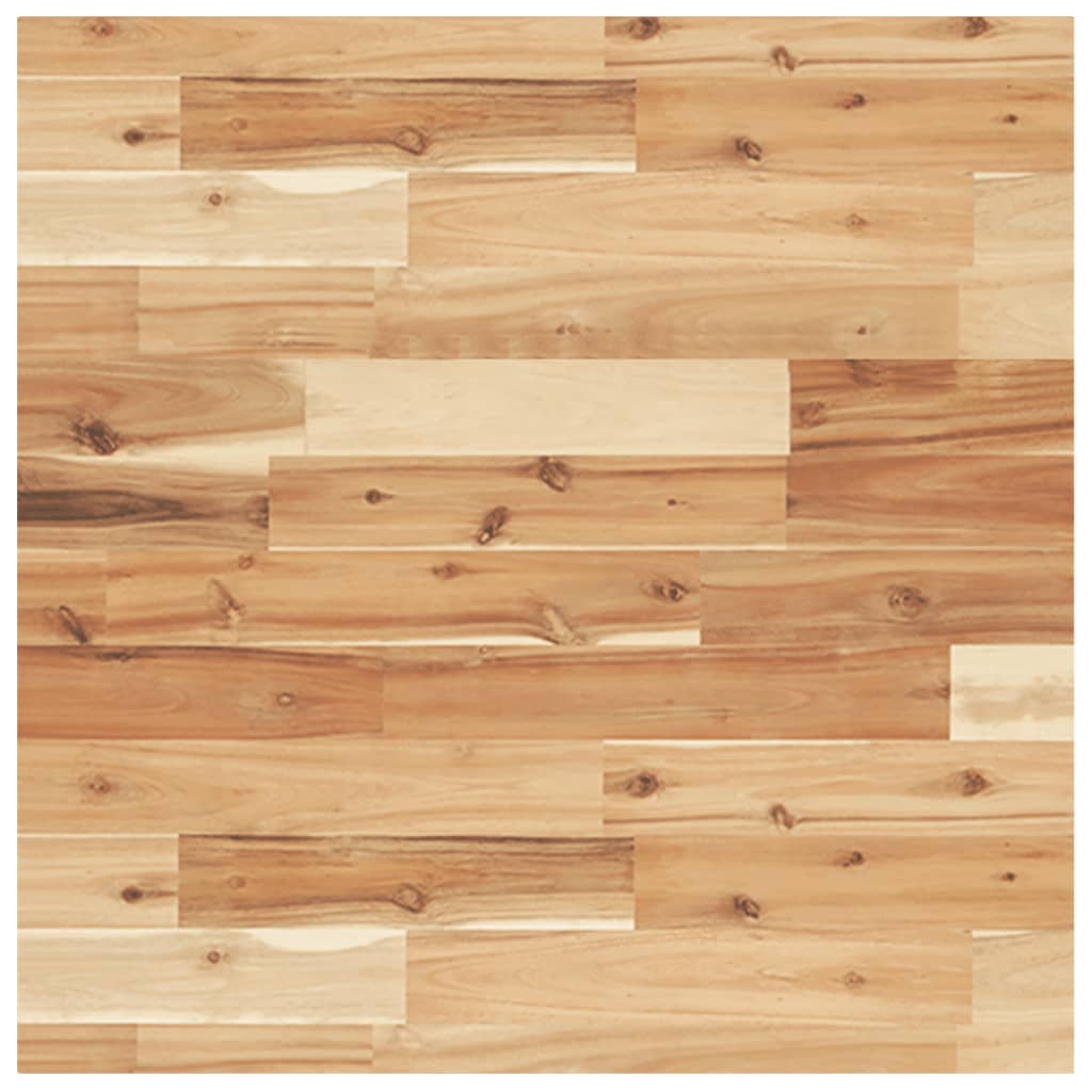 Basin Shelf Wall Mounted Steel and Solid Wood Acacia - Bargainia.com - 