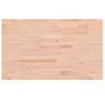 Basin Shelf Wall Mounted Steel and Solid Wood Beech - Bargainia.com - 