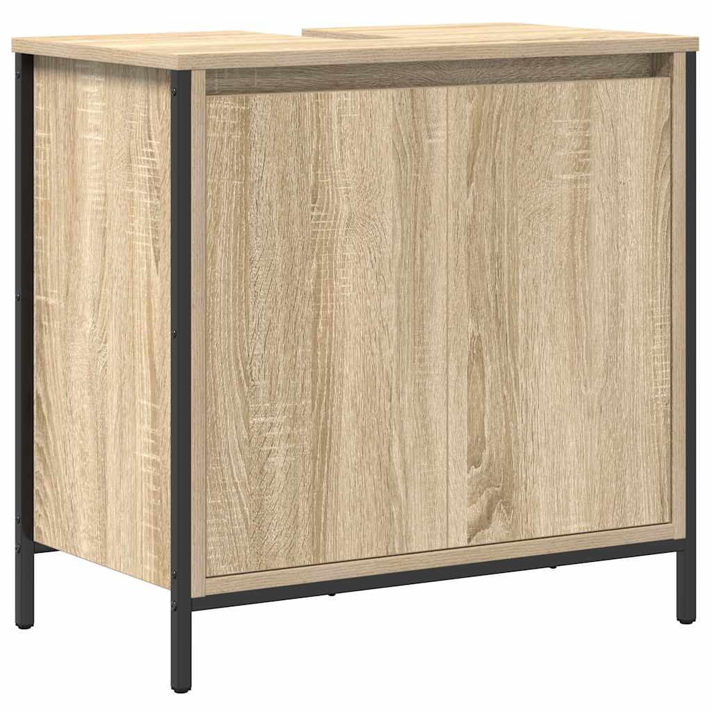 Bathroom Basin Cabinet Sonoma Oak 60x34.5x60 cm - Bargainia.com - 8721158708120 - 861893