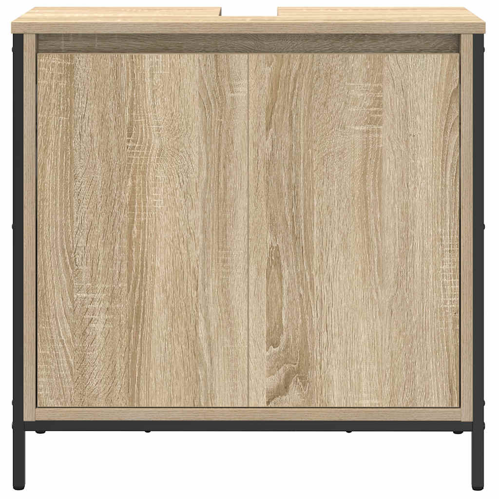 Bathroom Basin Cabinet Sonoma Oak 60x34.5x60 cm - Bargainia.com - 8721158708120 - 861893
