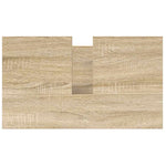 Bathroom Basin Cabinet with Drawers Sonoma Oak 60x34.5x60 cm - Bargainia.com - 
