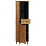 Bathroom Cabinet 38x33x160 cm Solid Wood Mango - Bargainia.com - 