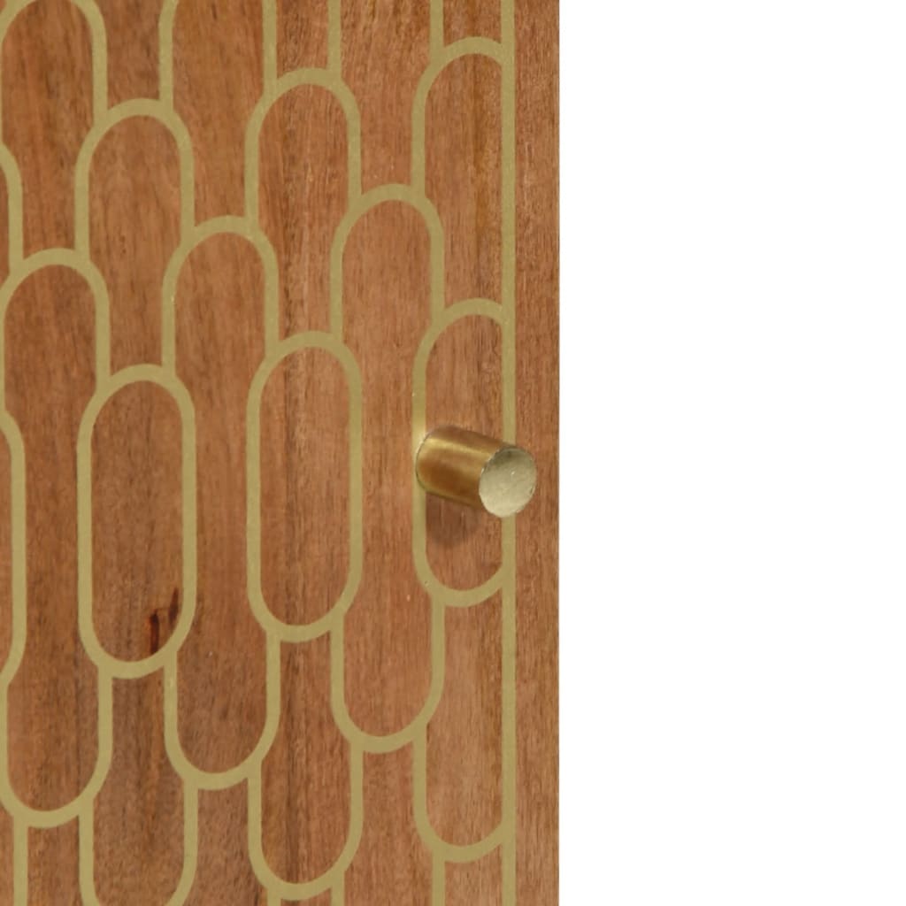 Bathroom Cabinet 38x33x160 cm Solid Wood Mango - Bargainia.com - 