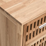 Bathroom Cabinet 42x29x82 cm Solid Wood Walnut - Bargainia.com - 