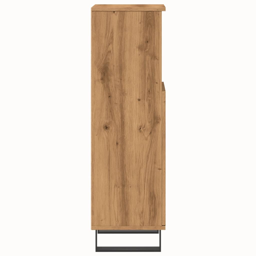 Bathroom Cabinet Artisan Oak 30x30x100 cm Engineered Wood - Bargainia.com - 8721158444530 - 857212