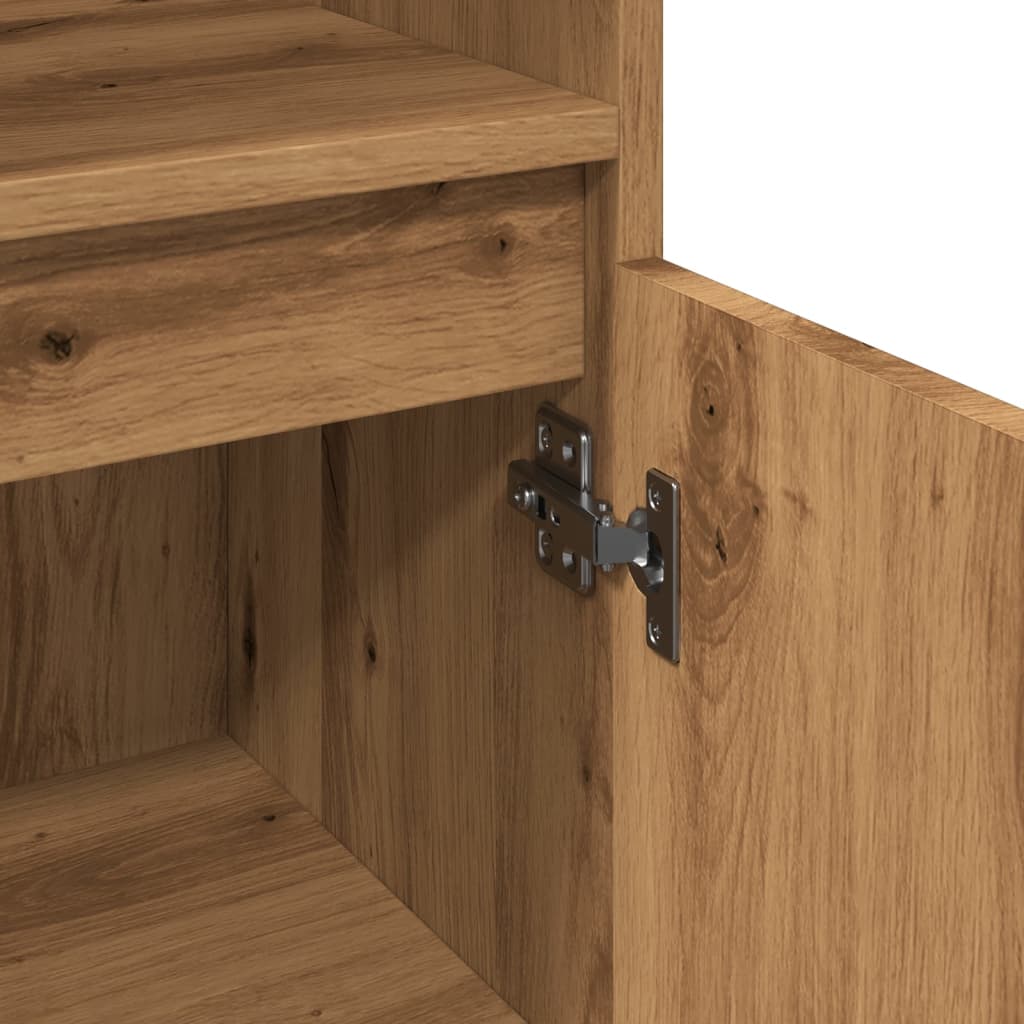 Bathroom Cabinet Artisan Oak 30x30x100 cm Engineered Wood - Bargainia.com - 8721158444530 - 857212