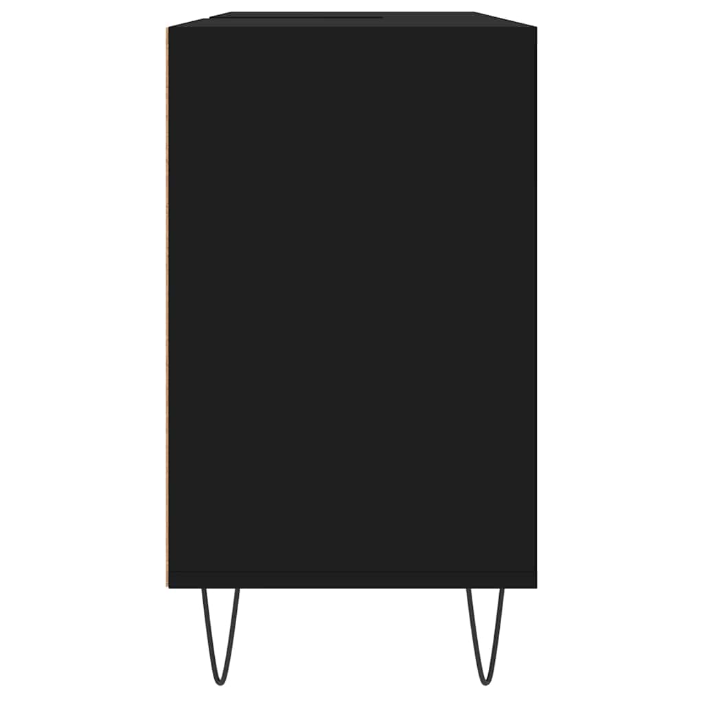 Bathroom Cabinet Black 80x33x60 cm Engineered Wood - Bargainia.com - 8720845876401 - 831629