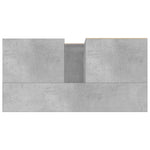 Bathroom Cabinet Concrete Grey 65x33x60 cm Engineered Wood - Bargainia.com - 