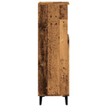 Bathroom Cabinet Old Wood 30x30x100 cm Engineered Wood - Bargainia.com - 