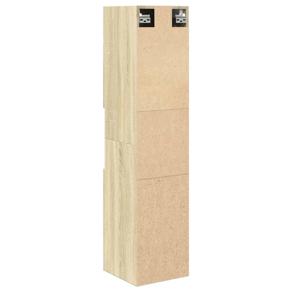 Bathroom Cabinet Sonoma Oak 30x30x130 cm Engineered Wood - Bargainia.com - 8721102808661 - 849635