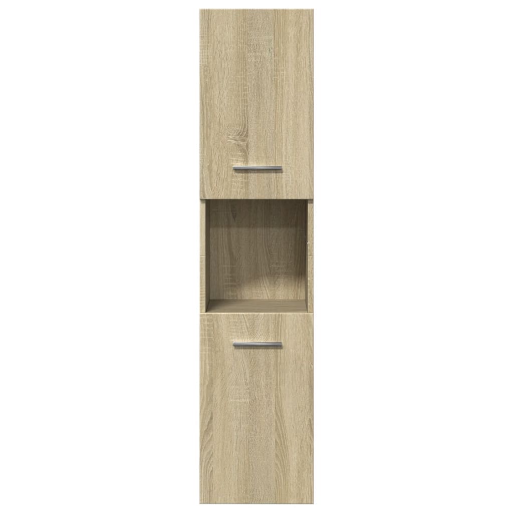 Bathroom Cabinet Sonoma Oak 30x30x130 cm Engineered Wood - Bargainia.com - 8721102808661 - 849635