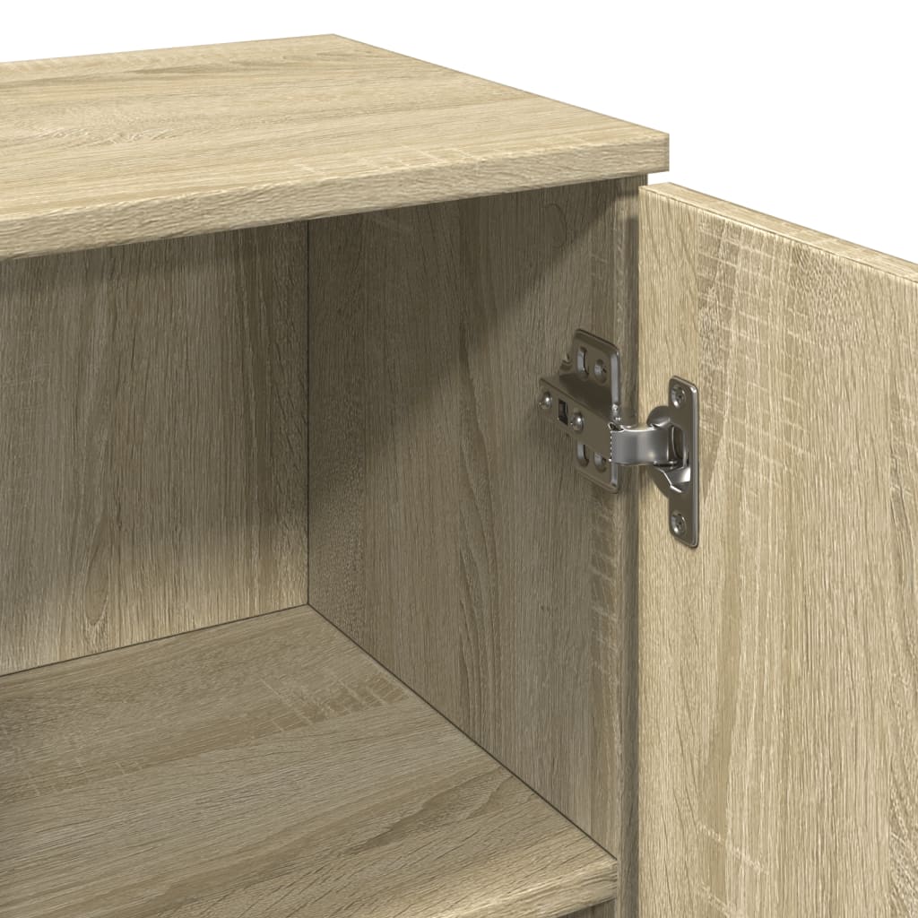 Bathroom Cabinet Sonoma Oak 30x30x190 cm Engineered Wood - Bargainia.com - 8721102823343 - 849657