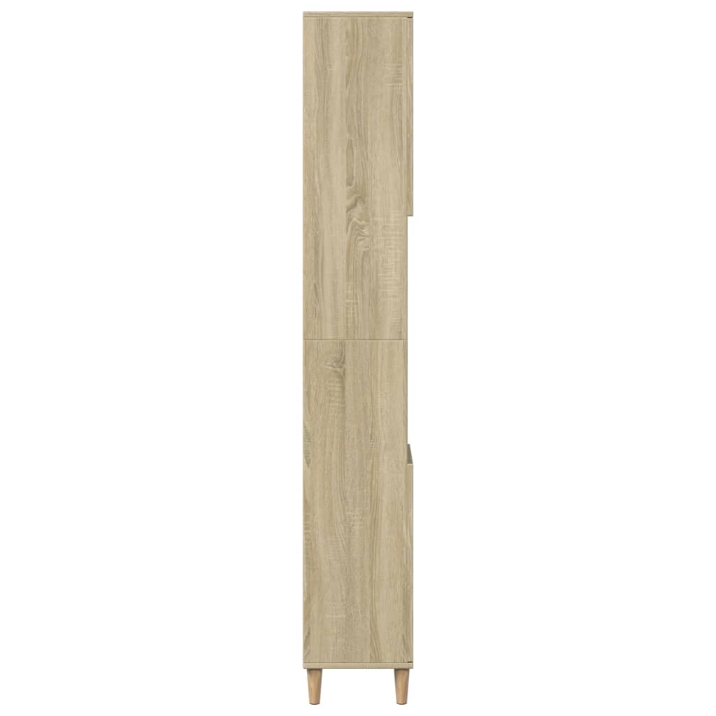 Bathroom Cabinet Sonoma Oak 30x30x190 cm Engineered Wood - Bargainia.com - 8721102823343 - 849657