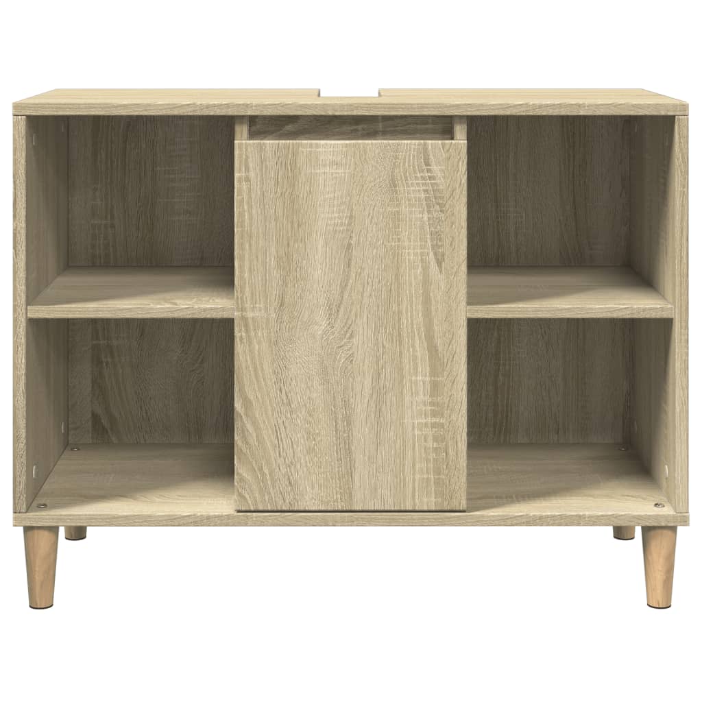 Bathroom Cabinet Sonoma Oak 80x33x60 cm Engineered Wood - Bargainia.com - 8721158443809 - 857131