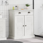 Bathroom Cabinet VIGO White 67.5 x 34 x 80 cm Solid pine wood - Bargainia.com - 