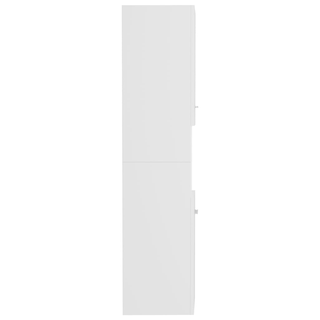 Bathroom Cabinet White 30x30x130 cm Engineered Wood - Bargainia.com - 8720286221822 - 804997