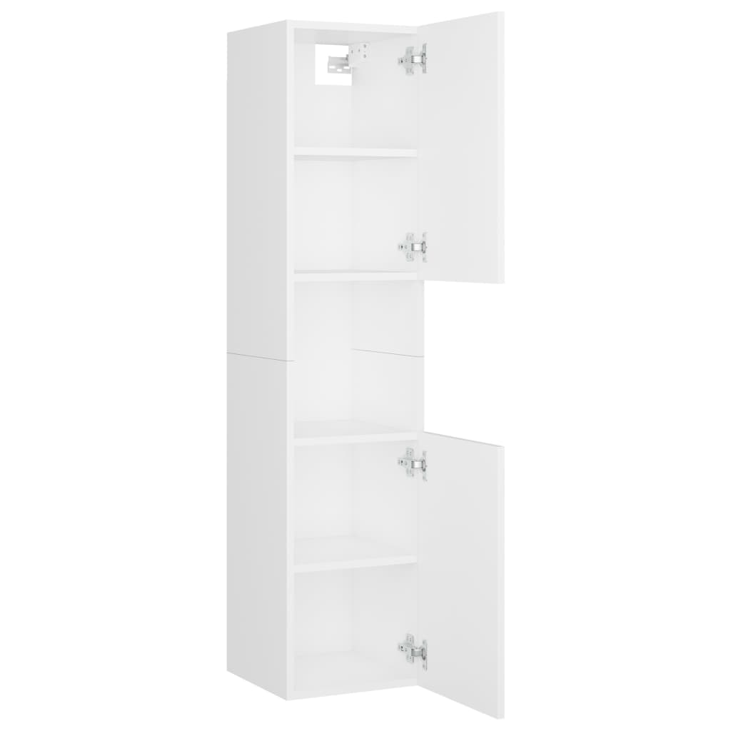 Bathroom Cabinet White 30x30x130 cm Engineered Wood - Bargainia.com - 8720286221822 - 804997