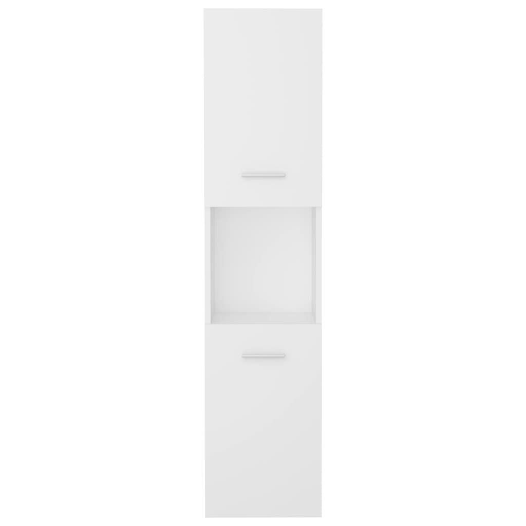Bathroom Cabinet White 30x30x130 cm Engineered Wood - Bargainia.com - 8720286221822 - 804997