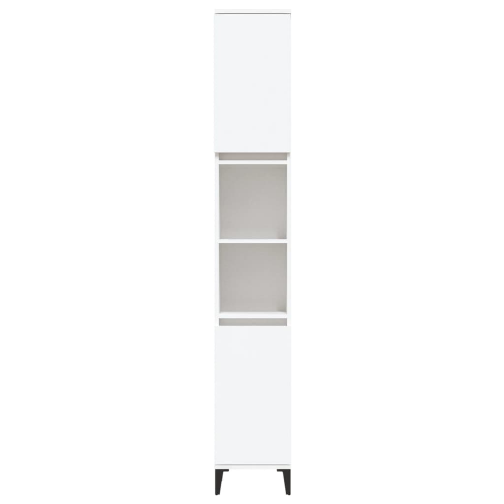 Bathroom Cabinet White 30x30x190 cm Engineered Wood - Bargainia.com - 8720845738228 - 819796