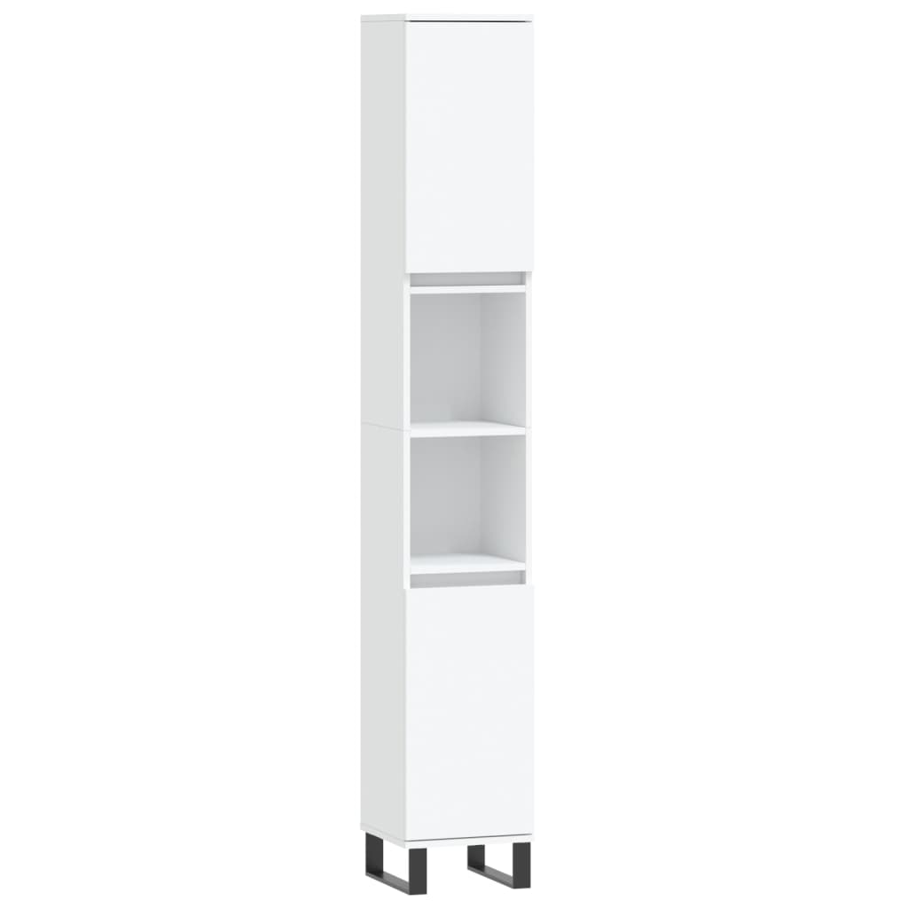 Bathroom Cabinet White 30x30x190 cm Engineered Wood - Bargainia.com - 8720845875510 - 831540