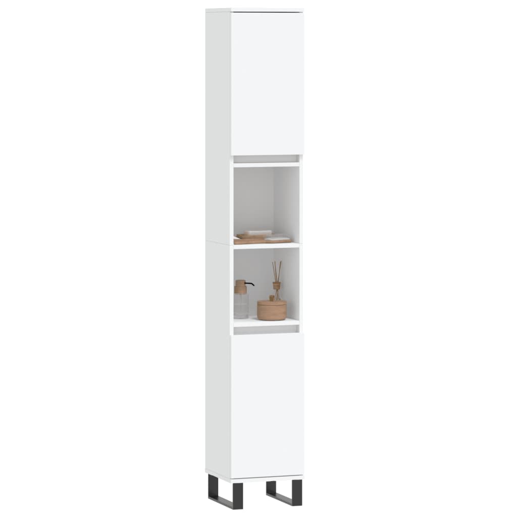 Bathroom Cabinet White 30x30x190 cm Engineered Wood - Bargainia.com - 8720845875510 - 831540