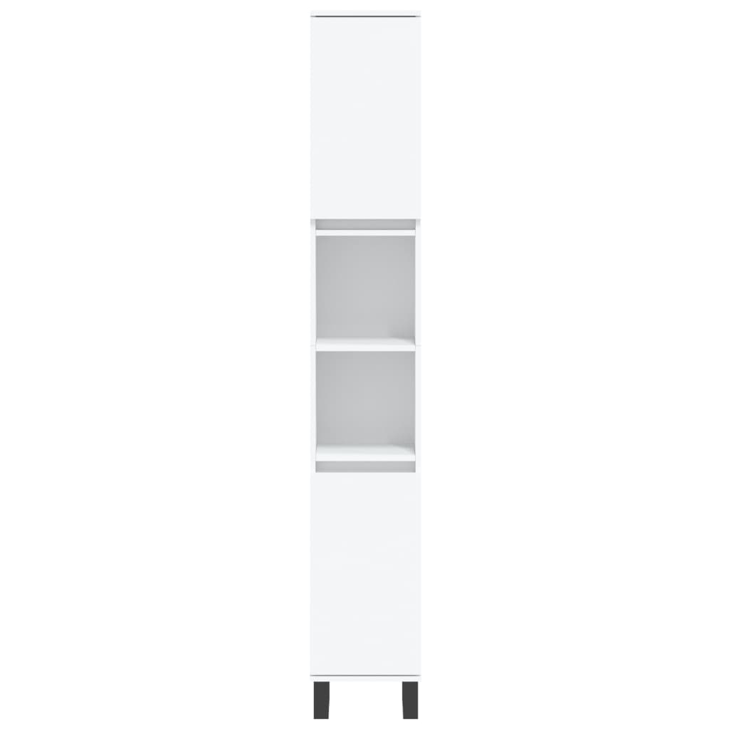Bathroom Cabinet White 30x30x190 cm Engineered Wood - Bargainia.com - 8720845875510 - 831540