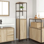 Bathroom Cabinet with Shelves Sonoma Oak 36x35x165 cm - Bargainia.com - 8721158708274 - 861908