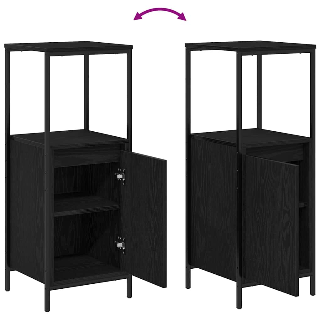 Bathroom Furniture Set 3 pcs Black oak 90 x 34.5 x 60 cm - Bargainia.com - 8721158712097 - 3328359