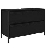 Bathroom Furniture Set 3 pcs Black oak 90 x 34.5 x 60 cm - Bargainia.com - 