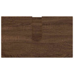 Bathroom Furniture Set 3 pcs Brown oak 61 x 35 x 64 cm - Bargainia.com - 